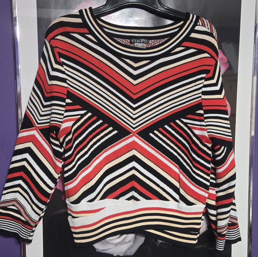 Beautiful Crop Sweater By Venus M